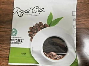 (10 UNITS) ROYAL CUP PREMIUM 4-CUP HOTEL IN ROOM REGULAR COFFEE 0.75 oz/PACK - Picture 1 of 2