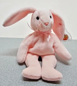 Ty Beanie Baby Hoppity The Bunny Style 4117 DOB 3 de abril de 1996 con etiquetas - Imagen 1 de 12