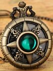 Steampunk Quartz Pocket Watch Lot Hollow Crystal Cover Unisex Christams Gifts