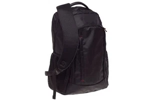 Notebook Rucksack Tasche Unisex schwarz-rot für Laptops bis 14" - Bild 1 von 5