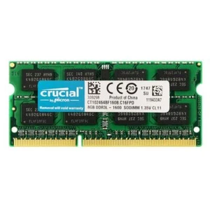 Crucial DDR3L 4GB 8GB 1333 1600Mhz 1.35V 204PIN Memory Latpop MemoryRAM SODIMM - Bild 1 von 6