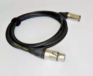 ESH AUDIO - XLR MIC CABLE - MOGAMI 2549 - NEUTRIK Silver/Nickel - Picture 1 of 5