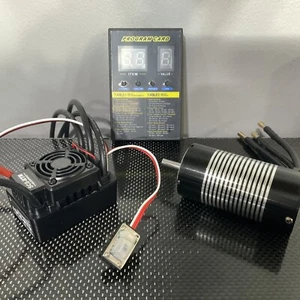 SC8 120A 3670 2500KV bürstenlos ESC Motor Combo passt Arrma 1/10 BLX LKW 2-4S - Bild 1 von 4