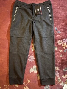 Spyder Active Herren XL ProWeb Jogginghose Sweatpants mit Kordelzug reflektierende Taschen - Bild 1 von 2