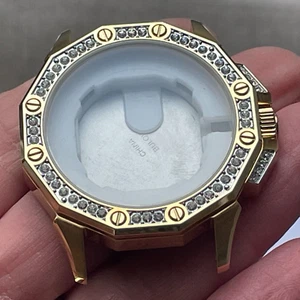 BULOVA Crystal Set Gold Coloured Steel Case, For Watch Ref 98C126 (A859) - Picture 1 of 4