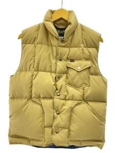 Chaleco de Plumón EDWIN WM0702 M Poliéster Beige Liso Usado - Imagen 1 de 7