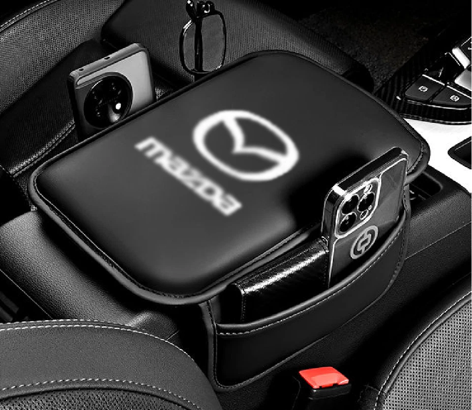 Car Armrest Cushion Cover for Mazda Center Console Box Pad Protector Mat - Image 1 of 4