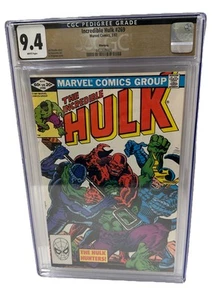 INCREDIBLE HULK #269 CGC Pedigree 9.4 WHITE PAGES MARVEL COMICS 1982 Bronze - Picture 1 of 7