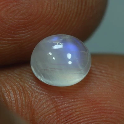 1.27 Cts_Great Electric Blue Shadow_100 % Natural Unheated Blue Moonstone_India - Image 1 of 3