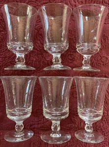 6er Set Vintage FOSTORIA Century Saftgläser 4,75" hoch Klarglas - Bild 1 von 4