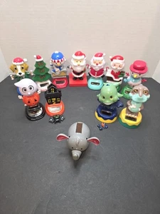 Lot of 12 Solar Powered Dancing Figures Christmas Halloween Elephant Dinosaur... - Picture 1 of 8