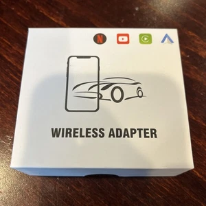Wireless Carplay Adapter, Car Play Adapter Supports Netflix, YouTube, TF Card - Picture 1 of 4