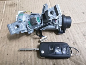 VW SHARAN 7N ALHAMBRA IGNITION BARREL STARTER SWITCH + KEY 1K0905851B 5K0905865 - Picture 1 of 24