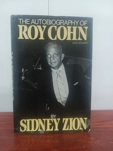 AUTOBIOGRAPHY OF ROY COHN - Sidney Zion 1988 Hardcover Dust Jacket Very Good - Picture 1 of 22