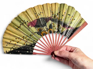 Fächer Werbung Champagner Perrier Spielzeug signiert Sammlung Pub Fan 30er Jahre - Bild 1 von 5