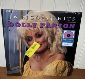 Walmart Exclusive 'Dolly Parton - 16 Greatest Hits' Violet Vinyl LP Sealed New - Bild 1 von 2