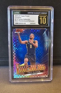 2023 Topps Finest Tyrese Haliburton /99 Blue Checkerboard CGC 10 Pristine🔥 - Picture 1 of 2