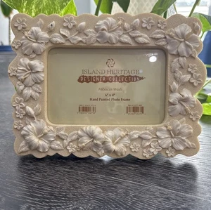 Cornice portafoto Island Heritage Designer Collection Hibiscus Wash 6" x 4" - Foto 1 di 6