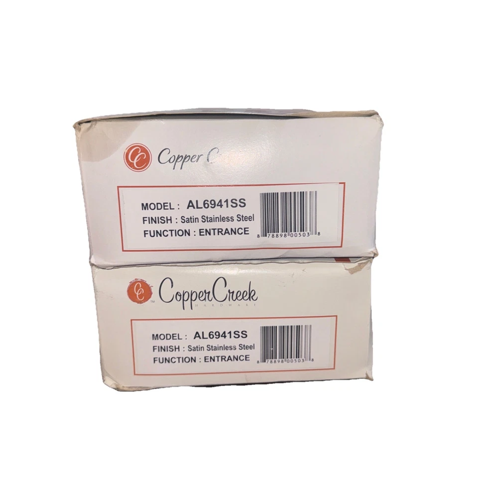 Copper Creek AL6941SS Avery Grade 2 Interconnect Entry Satin Stainless