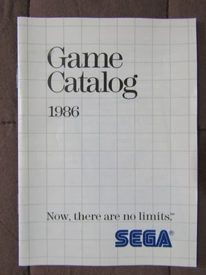 Sega Master System 1986 Video Game Catalog Console Videogame Original New - Image 1 of 2