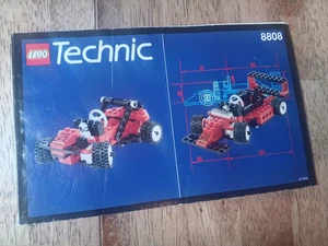 Lego 8808 Formula One Racer Technic Instruction Manual Only No Bricks Used - Picture 1 of 2
