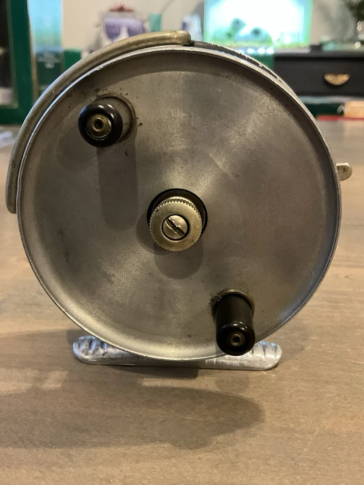 ВИНТАЖНАЯ АНТИКВАРНАЯ КАТУШКА ДЛЯ ЛОВЛИ ФОРЕЛИ НАХЛЫСТОМ HARDY BROS 'THE LONGSTONE' 3 1/2 ДЮЙМА - Изображение 1 из 4