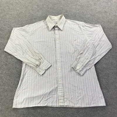 Camisa de vestir clásica a rayas Yves Saint Laurent para hombre 16,5 34-35 Foto 1 de 4