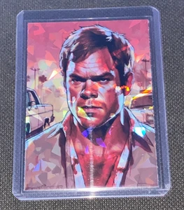 Dexter Morgan Custom Refractor Holo Pop Art Murder Trading Card - Bild 1 von 4