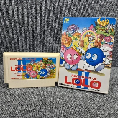 HAL Laboratory Adventures of Lolo II Nintendo Famicom FC Game Japanese NTSC-J - Image 1 of 4