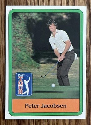 1980 Donruss PGA Tour #26 Peter Jacobsen quase perfeito - Imagem 1 de 2