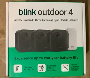 Blink Outdoor 4 Battery Powered 3-Camera Security System NEW - Picture 1 of 2