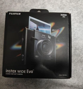 NUEVA CÁMARA FOTOGRÁFICA INSTANTÁNEA HÍBRIDA FUJIFILM INSTAX WIDE EVO negra FI028 Japón - Imagen 1 de 4