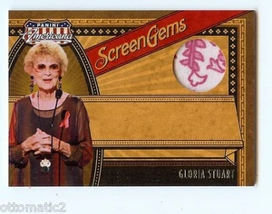 2011 AMERICANA GLORIA STUART SCREEN GEMS MATERIAL RELIC #080/149 - Picture 1 of 1