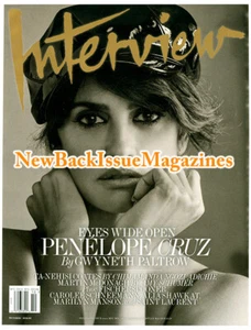 Interview 10/17,Penelope Cruz,Gwyneth Paltrow,October 2017,BRAND NEW,*LAST ONE* - Picture 1 of 1