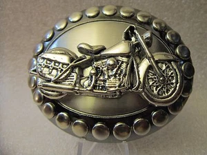 NEU BOBBER MOTORRAD SCHWERE GÜRTELSCHNALLE 3,50 X 3,0 POLIERTES METALL VIC-THOR1 - Bild 1 von 5