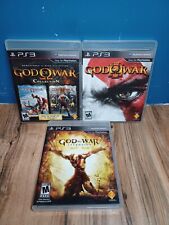 Sony PS3 LOT OF 3 GAMES. GOD OF WAR 1, GOD OF WAR 2, RED DEAD