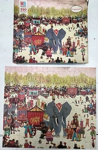 Promenade au Cirque - MB PUZZLE 3484 - 250 pièces - 1975 - BE+ - Photo 1/4
