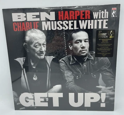 Ben Harper with Charlie Musselwhite GET UP! Vinyl LP Blues Grammy Winner NEW - Image 1 of 2