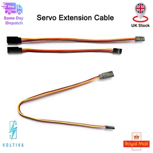 Servo Extension Cable Male to Female 22AWG 15 20 30CM Futaba JR RC ESC Receiver - Picture 1 of 18