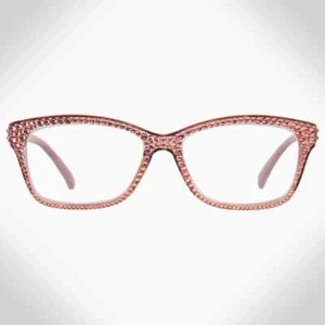 JIMMY CRYSTAL Mujer Rosa Lectores con Cristales de Swarovski - Imagen 1 de 2