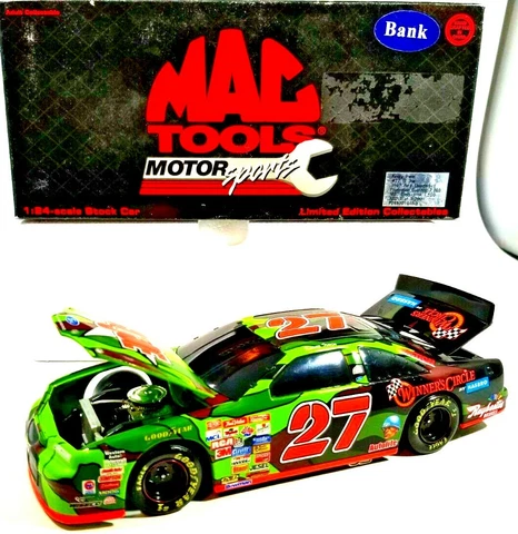 Mac Tools 1:24 Kenny Irvin Diecast #27 GI Joe 1997 Ford Thunderbird Cover