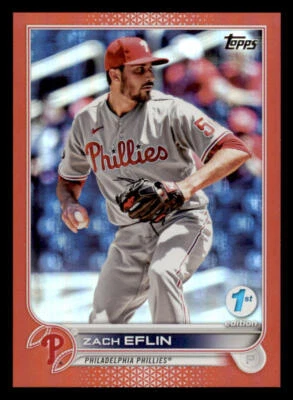2022 1st Edition Red #179 Zach Eflin /50 - Image 1 of 2