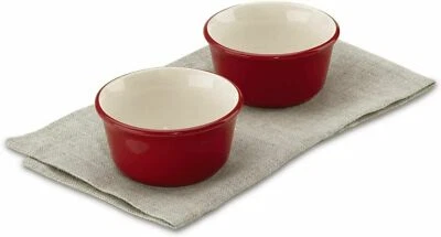 Cuisinart Chef’s Classic Ceramic Bakeware 2 Pc. 9 Oz Ramekins (Brand New) - Image 1 of 4