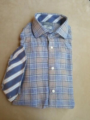 CAMISA HOMBRE THOMAS DEAN GRANDE A CUADROS ABOTONADA  Foto 1 de 4