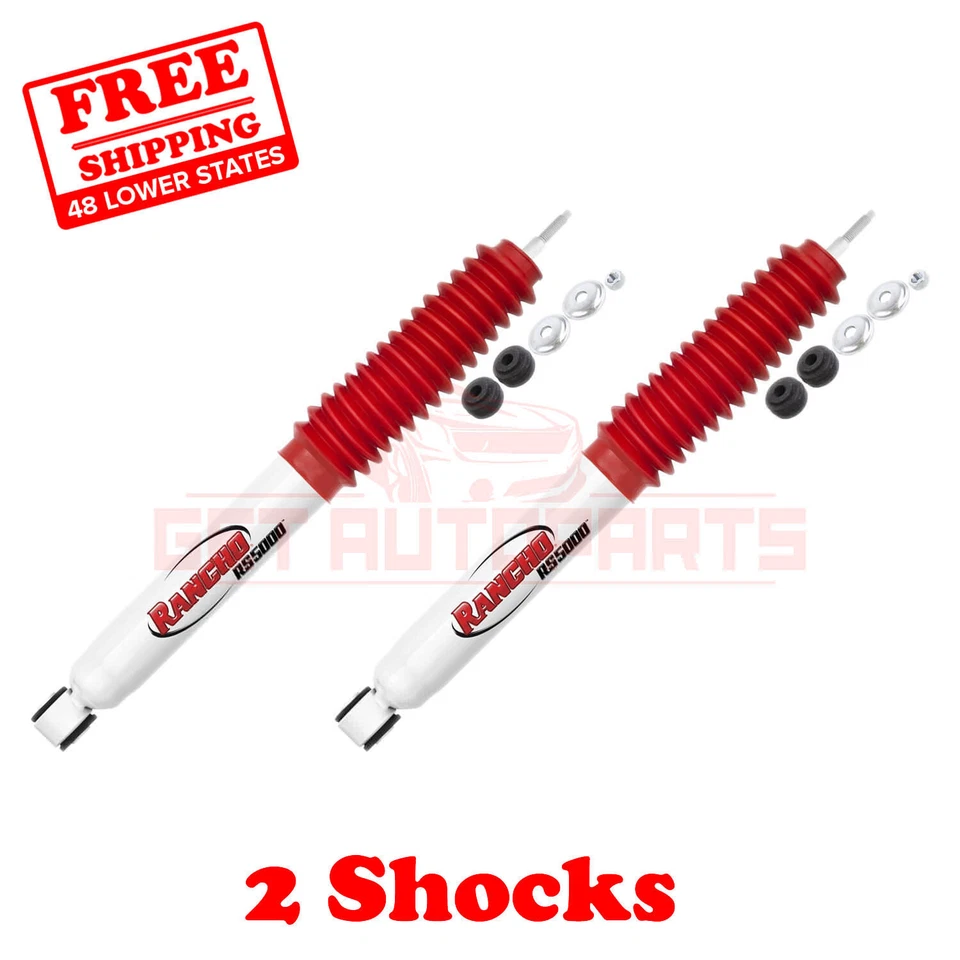 86-96 For Jeep Wrangler YJ 4WD 0-1.5" Lift RS5000X Rancho Front Shocks Foto 1 de 4