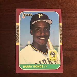 1987 Donruss Opening Day Barry Bonds #163 ROOKIE CARD-Pirates-Giants RARE MINT