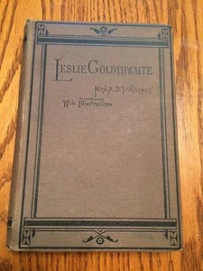 A Summer in Leslie Goldthwaite's Life by Whitney Antique Book 1882 - Picture 1 of 3