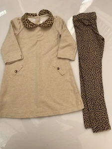 Janie And Dress Tunic Dress And Matching Crew Cut Pant,  Leopard Print  - Bild 1 von 5