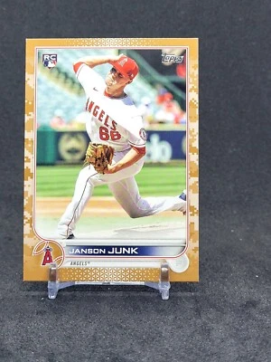 2022 Topps Series 2 Janson Junk RC 594 Memorial Day Camo #/25 Angels - Image 1 of 2