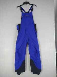 L.L. Bean All Conditions Snow Suit Overalls Womens Petite S Royal Blue Insulated